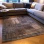 Floorpassion Enzo 16 Prachtig vintage vloerkleed met bruin grijze garen - Thumbnail 2