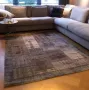 Floorpassion Enzo 16 Prachtig vintage vloerkleed met bruin grijze garen - Thumbnail 1