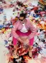 Fred van Leer X Bram Reijnders Design vloerkleed Play Alive Pink - Thumbnail 3
