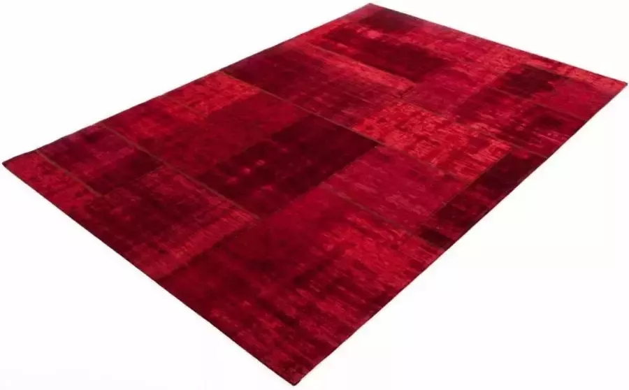 Floorpassion Pognum 45 Uniek vintage vloerkleed in rode kleurstelling