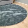 Floorpassion Sandro 11 Rond hoogpolig vloerkleed in Ivory White - Thumbnail 2