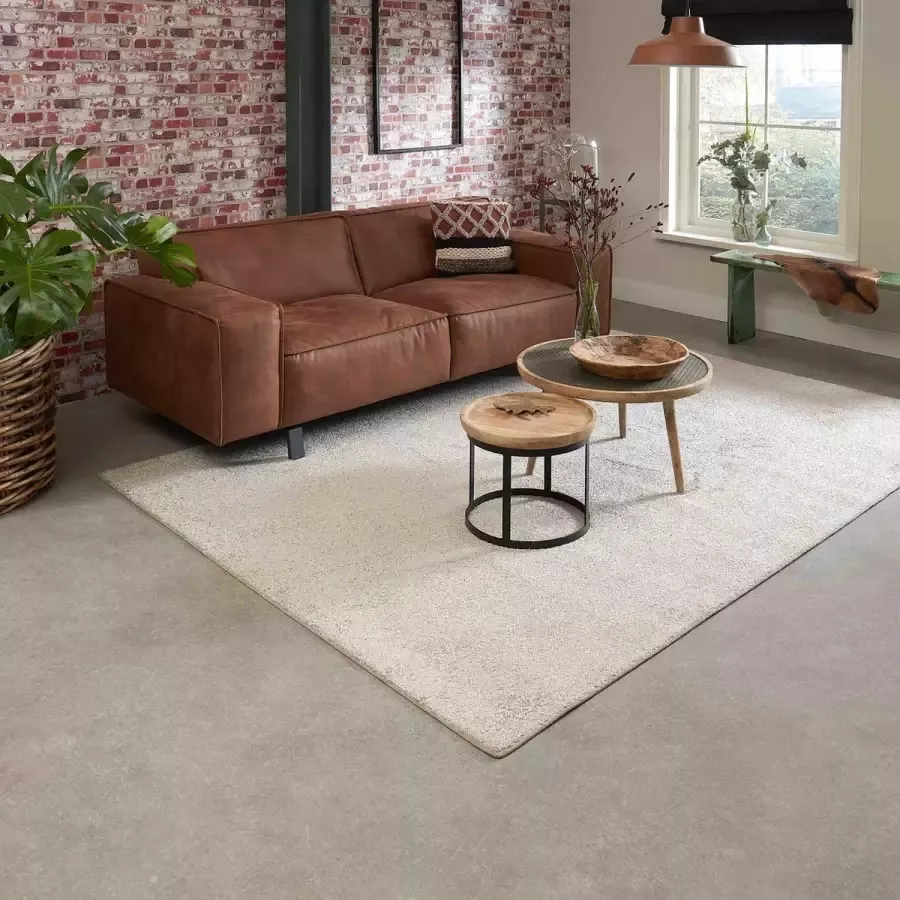 Floorpassion Tore 15 Ijzersterk vloerkleed in Beige kleursamenstelling
