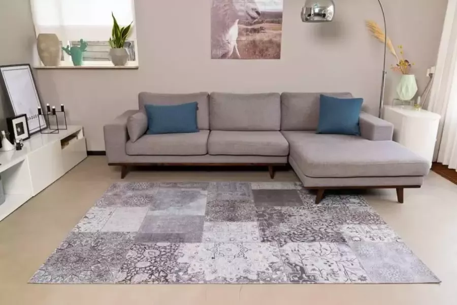 Floorpassion Vloerkleed Planet Kleur 21 Grijs CA. 120 x 170 cm