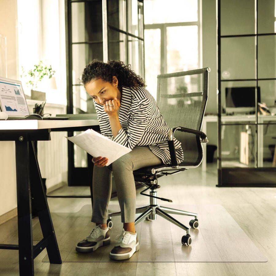 Floortex vloermat Valuemat voor harde oppervlakken ft 120 x 90 cm met uitsparing