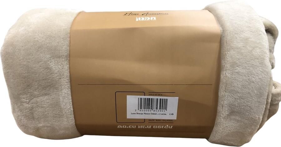 Floraweg Luxe Fleece Deken Ultra Soft and Warm- Flash in Lichtgewicht Pluche Deken voor Slaapbank Herfst Winter en Lente 205X220cm Beige