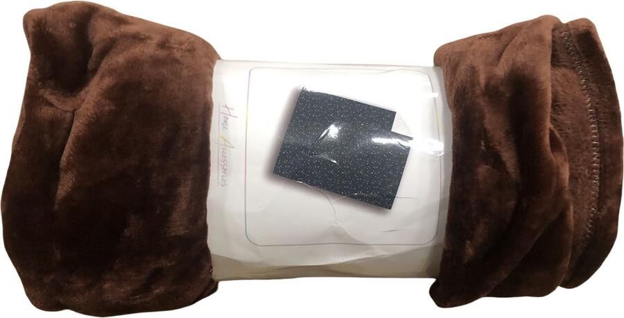 Floraweg Luxe Fleece Deken Ultra Soft and Warm- Flash in Lichtgewicht Pluche Deken voor Slaapbank Herfst Winter en Lente 180X220cm Brown