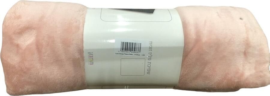 Floraweg Luxe Sherpa Fleece Deken 600 GSM Ultra Soft and Warm- Flash in Lichtgewicht Pluche Deken voor Slaapbank Herfst Winter en Lente 160 x 180 cm Roos