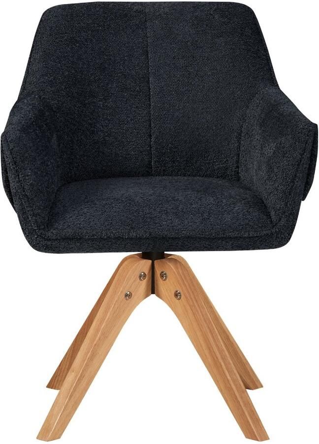 Floraya Eetkamerstoel Dian Antraciet 63 5x64x84cm (LxBxH) Maximale draagkracht 130KG