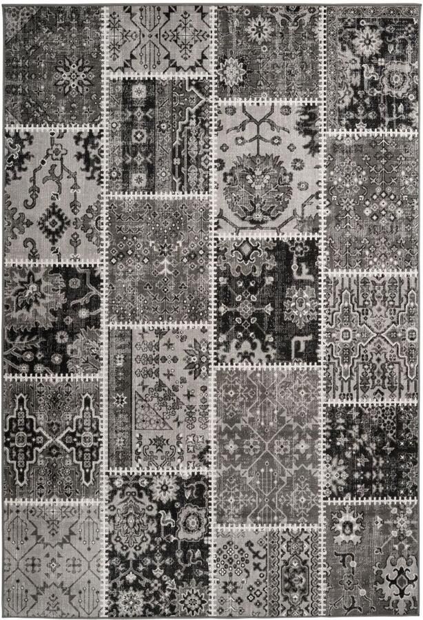 Floraya Vloerkleed Ariya Grijs 80x150 cm 13mm dik Laagpolig tapijt