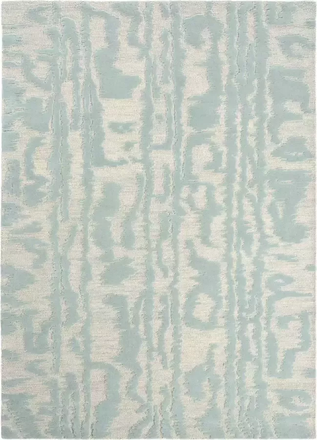 Florence Broadhurst Waterwave Stripe 39908 Vloerkleed 120x180 Rechthoek Laagpolig Tapijt Modern Blauw Wit