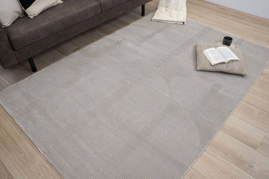 Flycarpets Aurelia Modern Vloerkleed Beige 200x290 cm