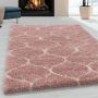 FlyCarpets Azure Hoogpolig Roze Vloerkleed 140x200 cm - Thumbnail 2