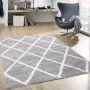 Flycarpets Nox Vloerkleed Blauw Hoogpolig Carpet Woonkamer Kinderkamer 160x230 cm - Thumbnail 1