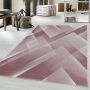 Flycarpets Calena Modern Vloerkleed Roze Laagpolig 120x170 cm - Thumbnail 1