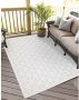 Flycarpets Caprenia Buitenkleed Indoor & Outdoor Vloerkleed Creme 140x200 cm - Thumbnail 3