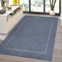 Flycarpets Capri Buitentapijt Buitenkleed Vloerkleed Voor Binnen & Buiten Weer en UV bestendig Perfect voor Balkon Terras en Serre Blauw 140x200 cm - Thumbnail 1