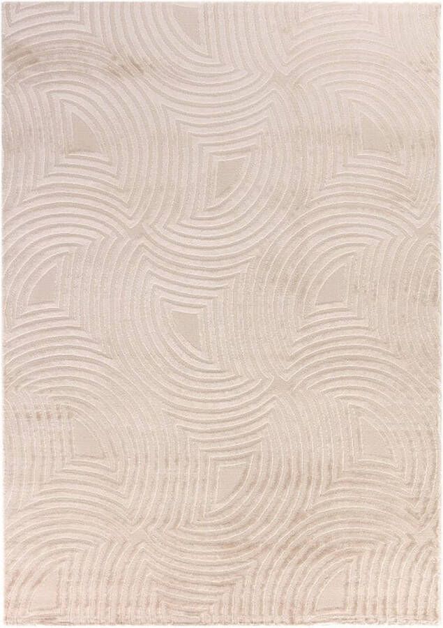 Flycarpets Cara Modern Japandi Duna Vloerkleed Beige 80x150 cm
