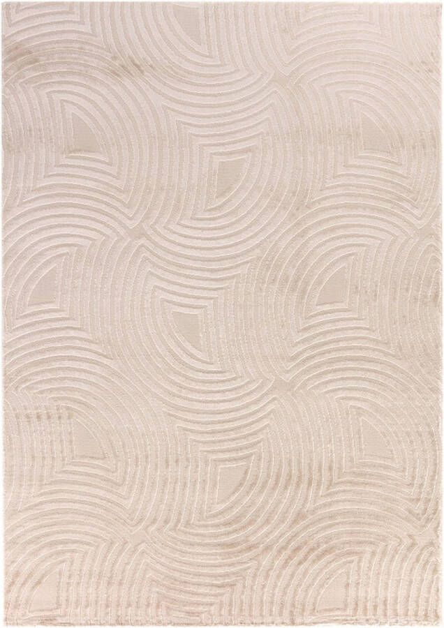 Flycarpets Cara Modern Japandi Duna Vloerkleed Beige 80x250 cm