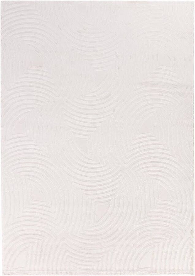 Flycarpets Cara Modern Japandi Duna Vloerkleed Creme 80x150 cm