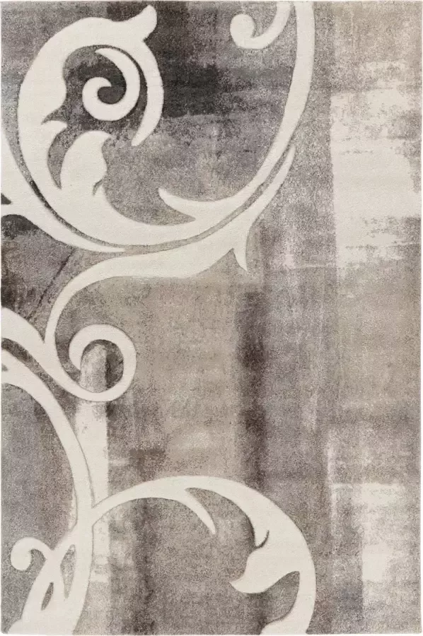 Flycarpets Caral Vloerkleed Beige Grijs Laagpolig 200x290 cm