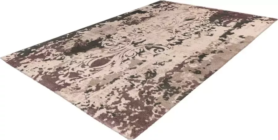 Flycarpets Caridad Vloerkleed Vintage Taupe Crème Beige Laagpolig 200x290 cm