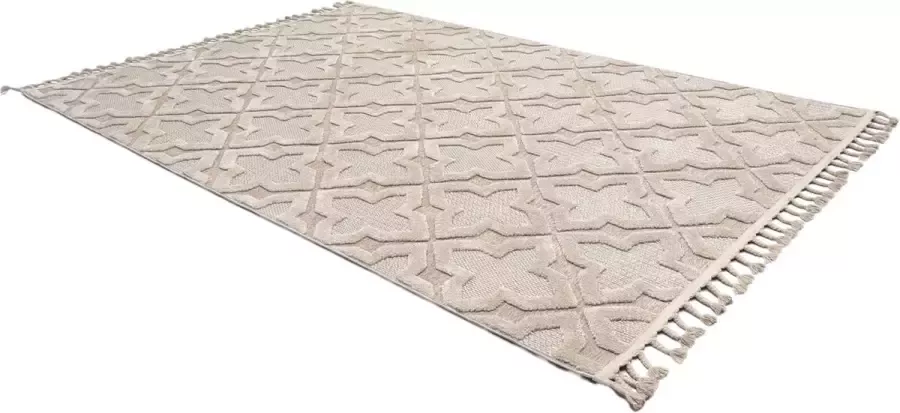 Flycarpets Carol Modern Vloerkleed Beige Laagpolig 160x230 cm