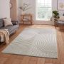 Flycarpets Elio Vloerkleed Modern Japandi Creme Laagpolig Tapijt 240x340 cm - Thumbnail 1