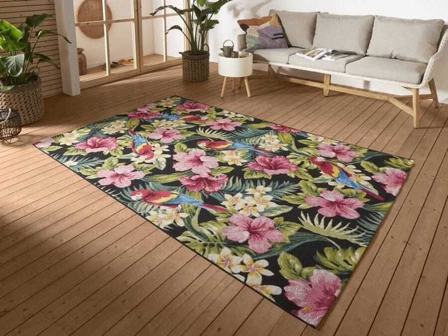 Flycarpets Flair Binnen & Buitenkleed Vloerkleed Tropical Feeling Multi 160x235 cm