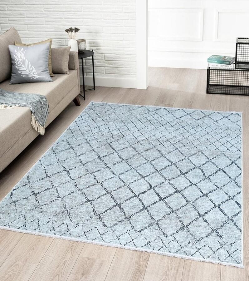 Flycarpets Adrasos Scandinavisch Vloerkleed Beige Bruin 200x290 cm
