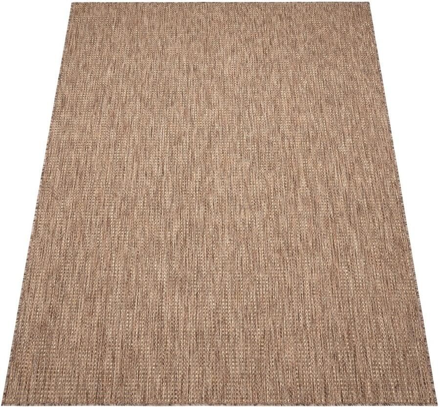 Flycarpets Binnen & Buitenkleed Nacira Laagpolig Vloerkleed Beige