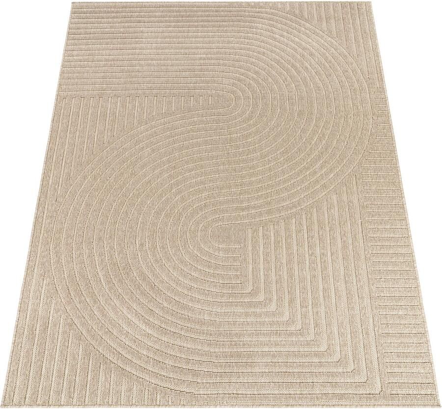 Flycarpets Binnen & Buitenkleed Vloerkleed Bruliza Japandi Beige - Foto 2