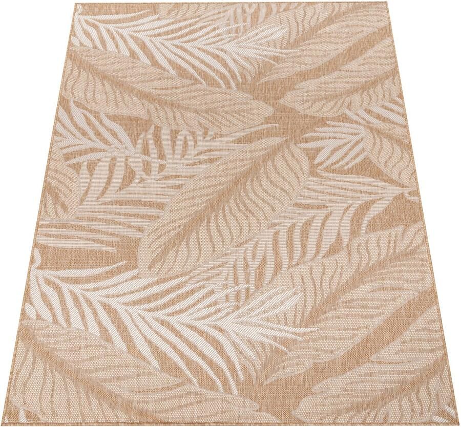 Flycarpets Binnen & Buitenkleed Vloerkleed Illica Gebloemd Beige - Foto 2