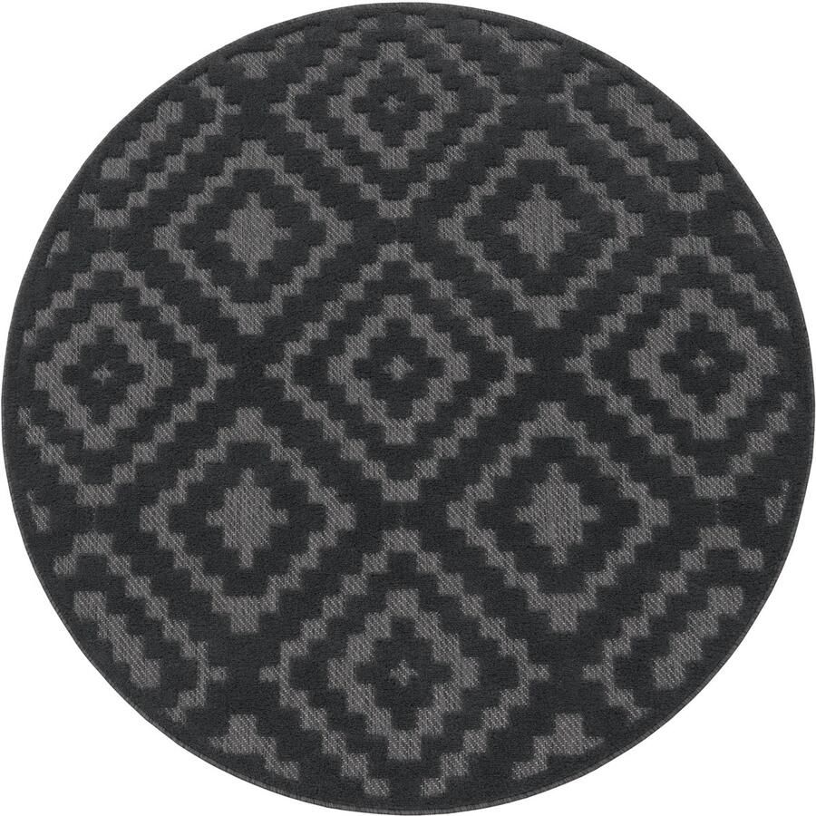 Flycarpets Binnen & Buitenkleed Vloerkleed Livotta Geo Geel