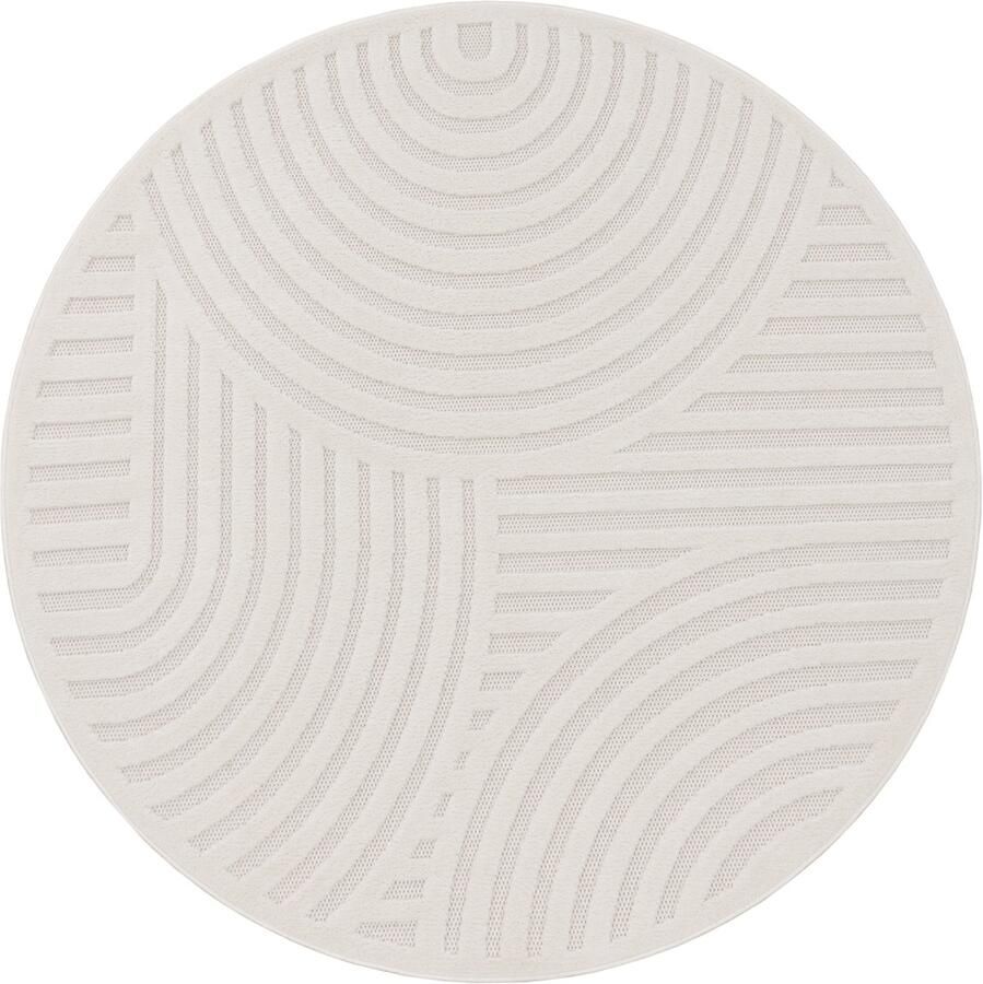 Flycarpets Binnen & Buitenkleed Vloerkleed Livotta Japandi Creme