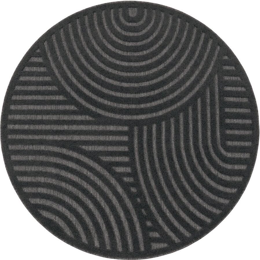 Flycarpets Binnen & Buitenkleed Vloerkleed Livotta Japandi Geel