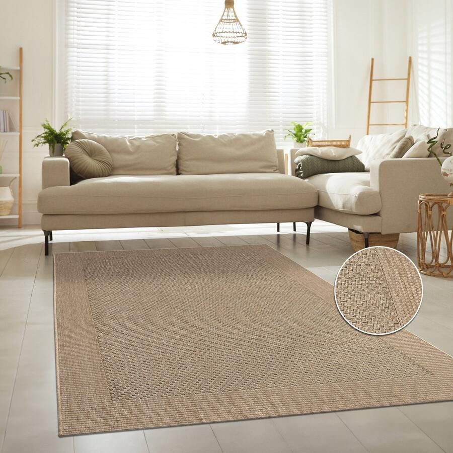 Flycarpets Binnen & Buitenkleed Warilia Beige