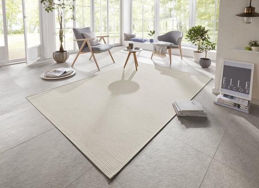 Flycarpets Elle Decoration Binnen & Buitenkleed Secret Laagpolig Beige 160x230 cm