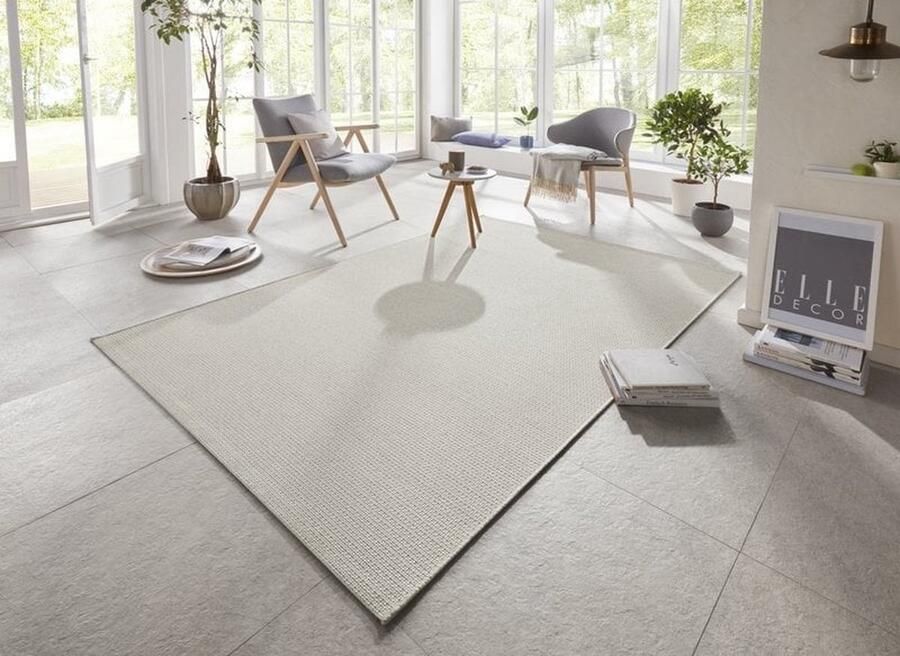 Flycarpets Elle Decoration Binnen & Buitenkleed Secret Laagpolig Beige Taupe 140x200 cm