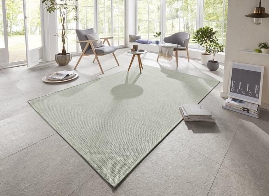 Flycarpets Elle Decoration Binnen & Buitenkleed Secret Laagpolig Groen 80x150 cm