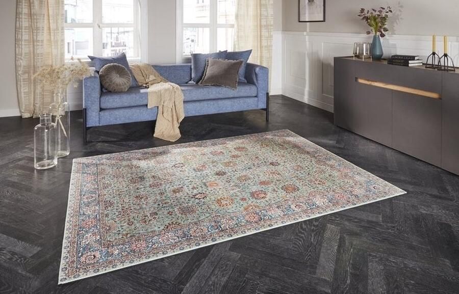 Flycarpets Elle Decoration Klassieke Vloerkleed Mahal Jade 80x150 cm