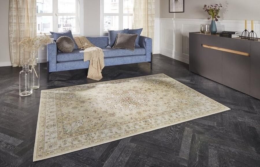 Flycarpets Elle Decoration Klassieke Vloerkleed Nain Geel 160x230 cm