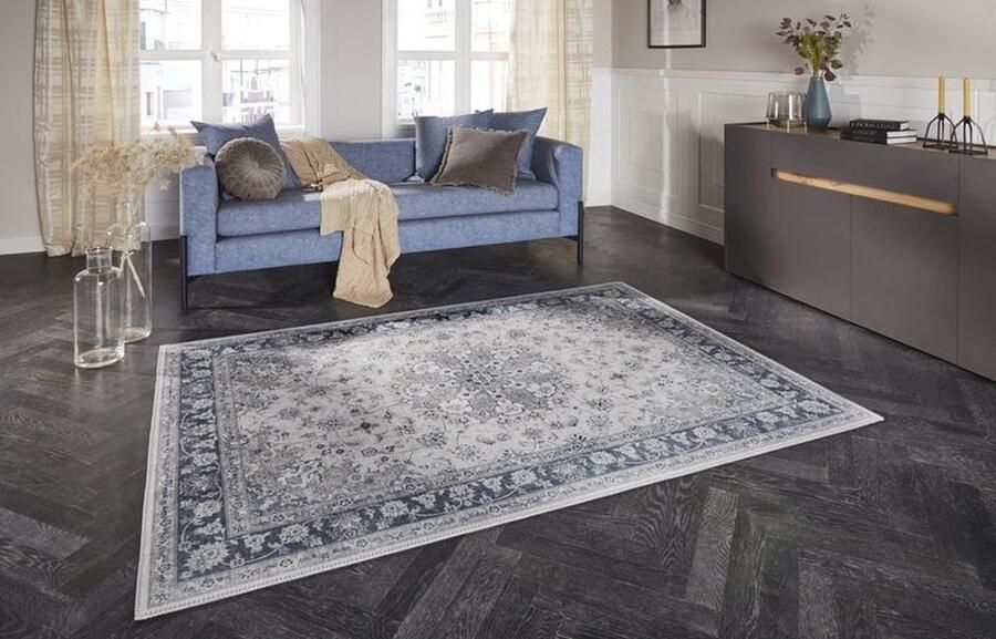 Flycarpets Elle Decoration Klassieke Vloerkleed Nain Sapphire Blauw 160x230 cm