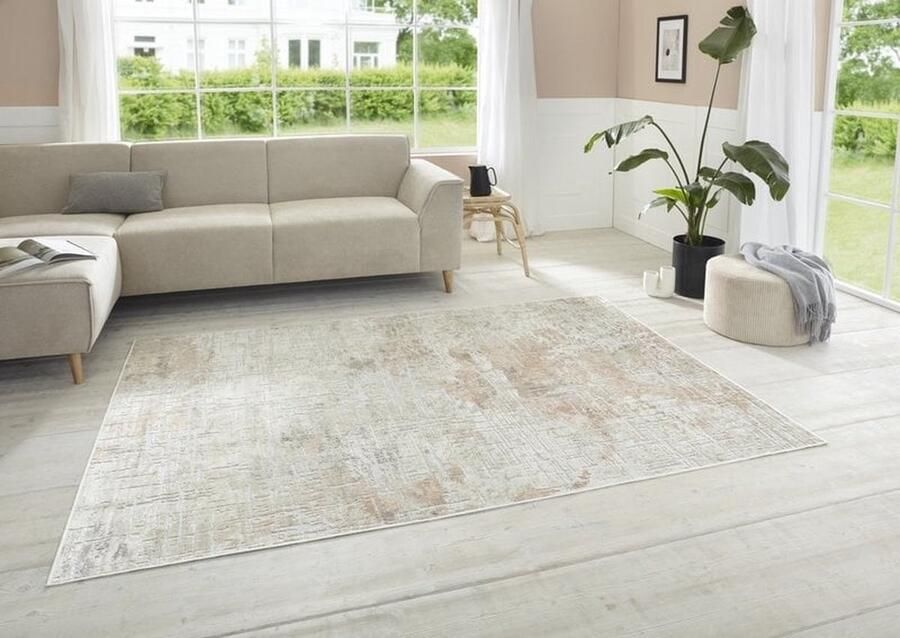 Flycarpets Elle Decoration Modern Design Vloerkleed Chameis Beige Peach 135x195 cm