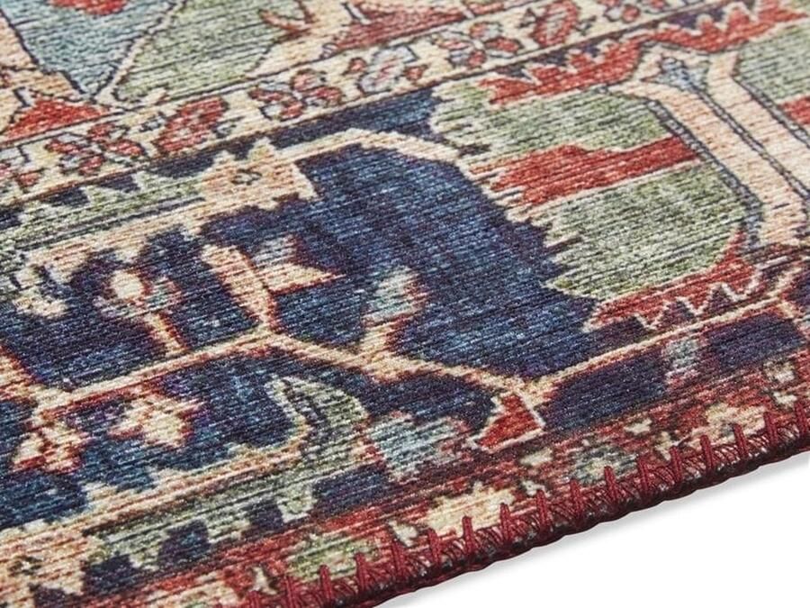 Flycarpets Elle Decoration Vintage Vloerkleed Hamadan Klassiek Rood 160x230 cm