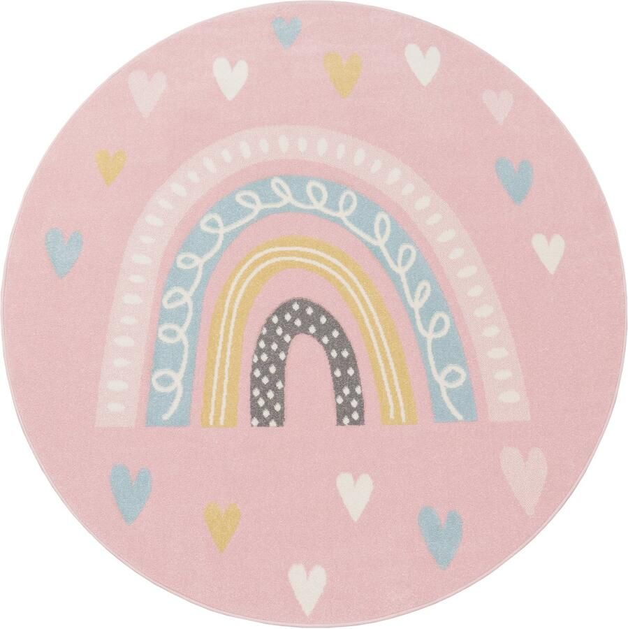 Flycarpets Kinderkamer Vloerkleed Ninaro Roze