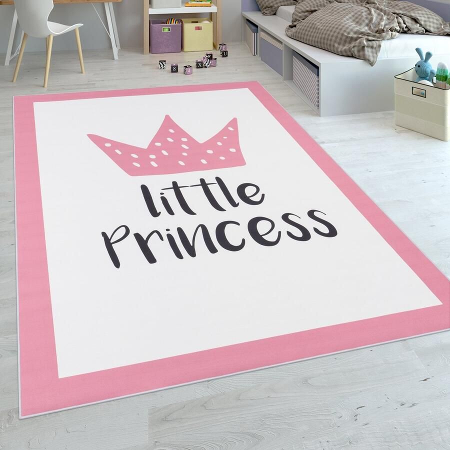 Flycarpets Kindervloerkleed Aleris Little Princess Roze