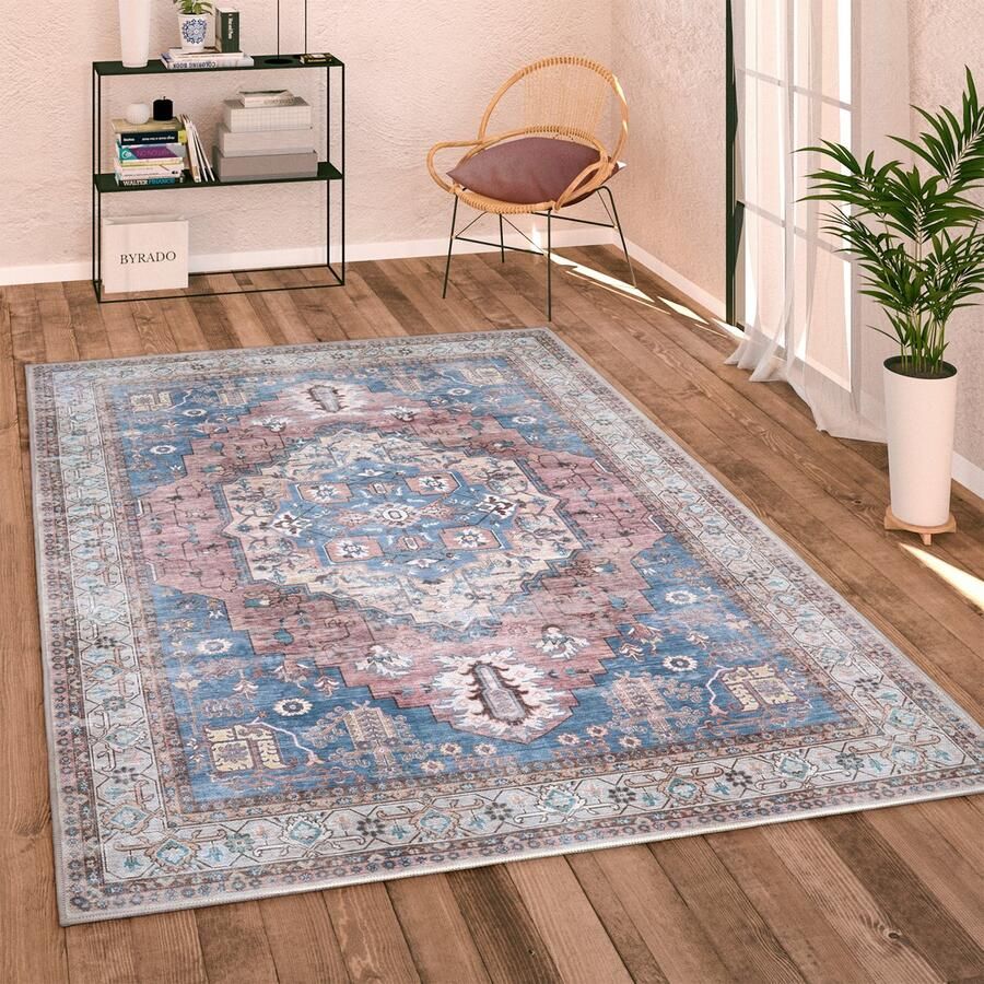 Flycarpets Laagpolig Vloerkleed Bornia Vintage Multi