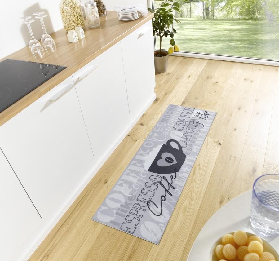 Flycarpets Loper Koffie Grijs 50x150 cm