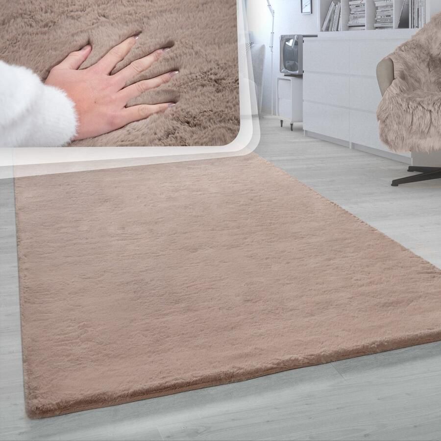 Flycarpets Rabbit Vloerkleed Beige