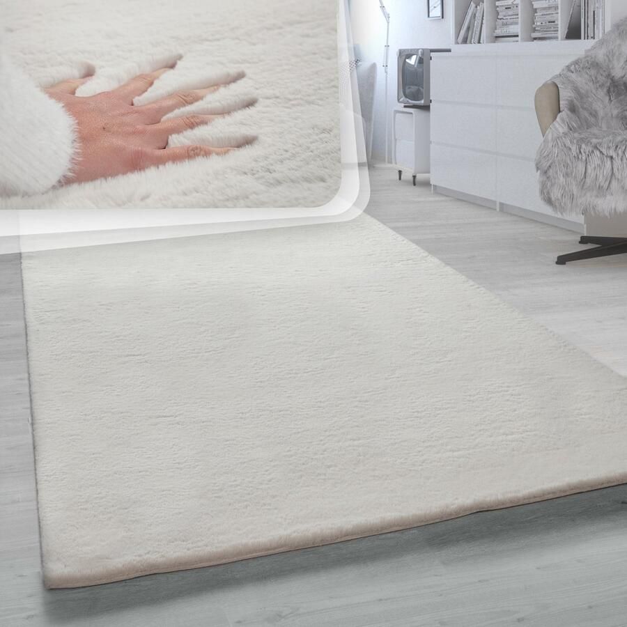 Flycarpets Rabbit Vloerkleed Creme